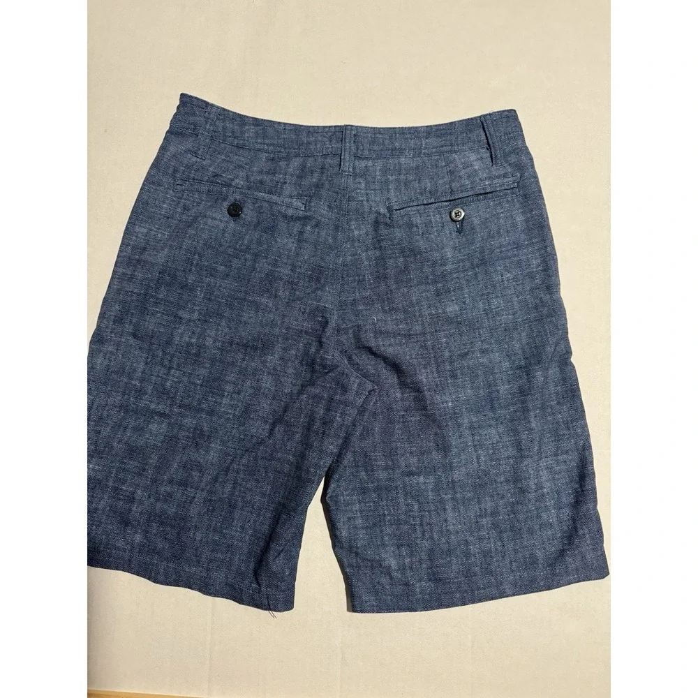 O'Neill Skateboard Sk8 Blue Moisture Wicking Shorts, Flat Front, Men's 30